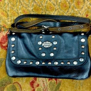Harley Davidson gently used hobo crossbody small